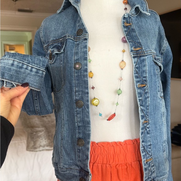 Vintage Aeropostale Blue Denim Jacket XS but fits small as well - Picture 5 of 9